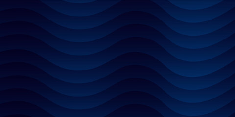 Vector blue line background curve element with white space for text and message design, overlapping layers, vector