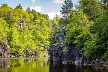 Fototapeta premium Scenic View of St. Croix River over the cliffs