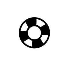 Ring buoy icon, sign and symbol icon. Minimalist vector line art. Hand drawn illustration, For icon interface, banner, layout, social media post, flyer and mobile apps.	