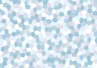 五角形をランダムに組み合わせた幾何学模様白