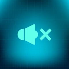 Fototapeta premium Vector icon on a blue background with a gradient