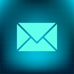 Vector icon on a blue background with a gradient