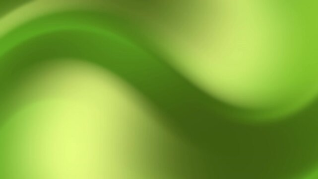 Ondulations vertes abstraites