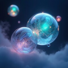 Obraz premium abstract blue background