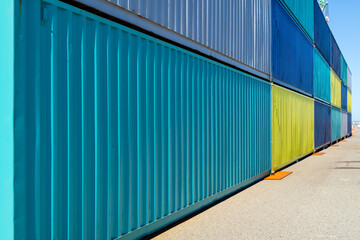 Clean Sea Containers On Dry Dock