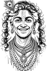 Black and White Illustration of Solitary Soldier in Urban Ruins – Hand-Drawn War Scene with Rubble and Desolation for Comics and Historical Art