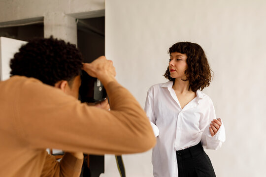 Studio portrait session
