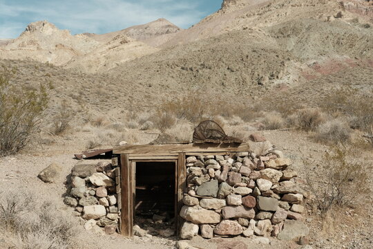 entrance to mining shaft 