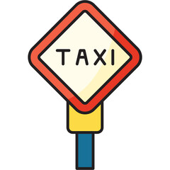 Taxi Stand Sticker