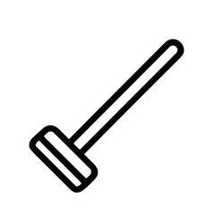 Simple Outline Cleaning Mop Tool for Floor Maintenance and Hygiene