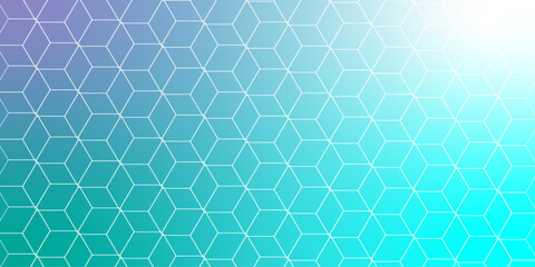 Abstract soft blue background. Blue abstract background with a geometric hexagon pattern design featuring a futuristic, digital texture. Suit for cover, header, poster, banner, web vector illustration