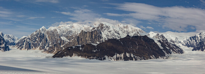 Surrounded Scenic Alaskan Range Mountains