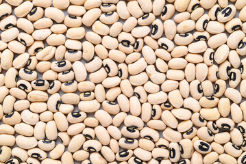Black-eyed pea or cowpea background, Food ingredient