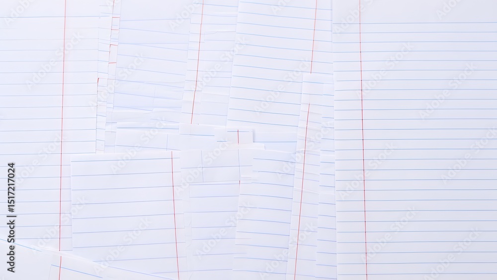 Poster lined paper texture background for writing and design projects with clean aesthetic
