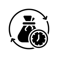 Time Budget glyph icon