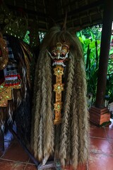 ceremonial mask in temple