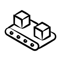 Conveyor Belt Icon