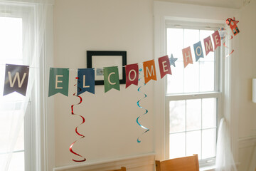 welcome home sign 