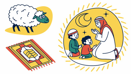 eid-al-adha-icon-set