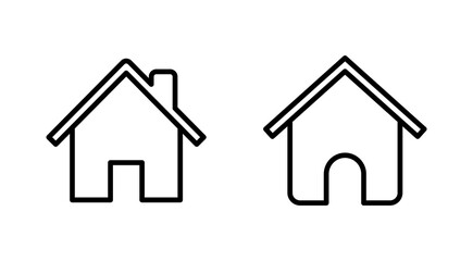 House icon vector. Home sign and symbol