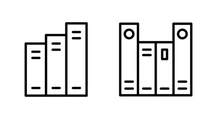 Library icon vector. education sign and symbol