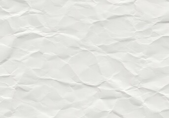 Obraz premium Wrinkled white paper texture background