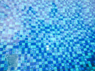blue mosaic background