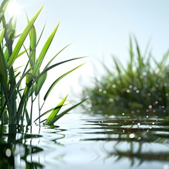 Obraz premium Sustainable Water Management 3D Render