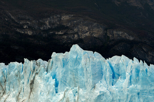 Majestic Glacier Landscape with stunning textures