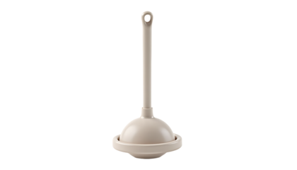 Toilet Plunger Tool on Dark Background for Plumbing Maintenance