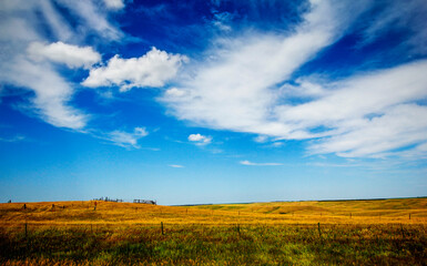 Fototapeta premium The Great Plains of South Dakota in Summer