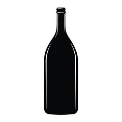 Elegant black glass filled with wine, adorned with a delicate vine and willow silhouette—capturing a blend of nature’s grace and refined sophistication in one scene.
