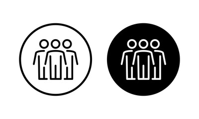 People icon vector illustration. person sign and symbol. User Icon vector