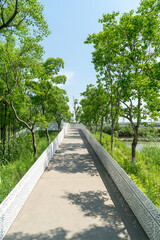 The road of City Park in China