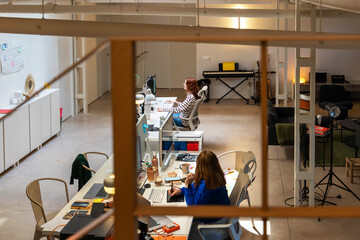  view View from the staircase of creative coworking space 