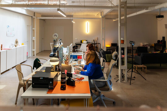 Collaborative workspace with creative professionals


