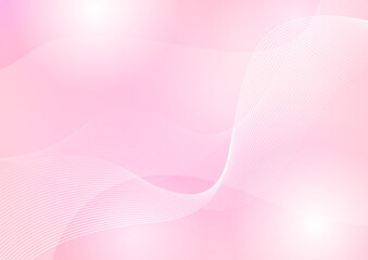 綺麗なグラデーションのピンクの背景　ベクター　素材	
