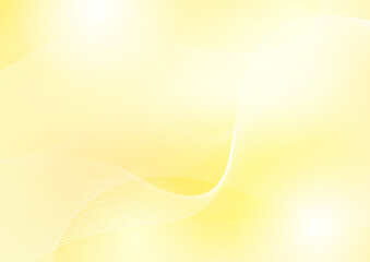 綺麗なグラデーションの黄色の背景　ベクター　素材	
