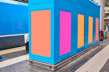 Clear platform billboard