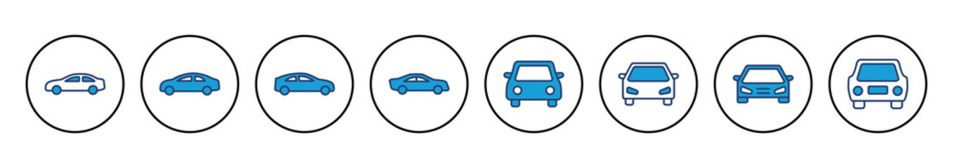 Car icon vector. car vector icon. small sedan