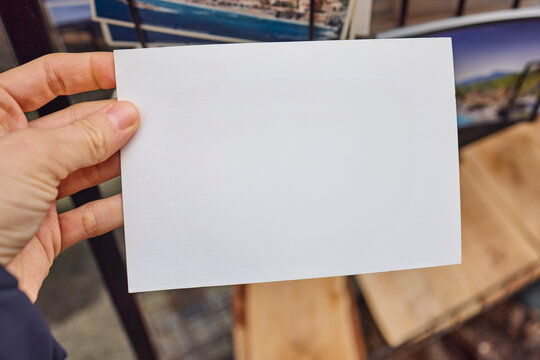 Blank postcard