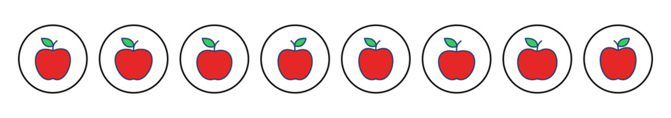 Apple icon vector. Apple vector icon. apple symbols for your web design.