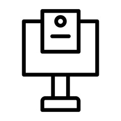 elearning line icon