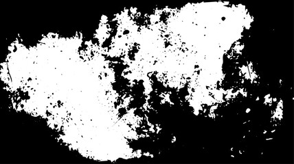 Abstract Grunge Texture with Distressed Splatter and Rough Edges for Overlay or Background Use