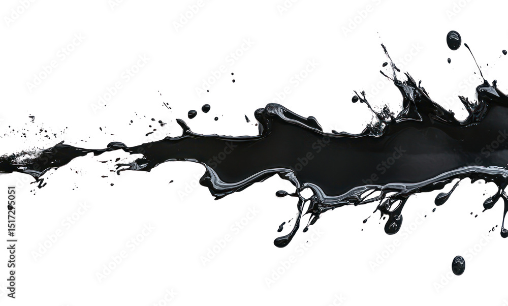 Poster black splash border line background effect composition.