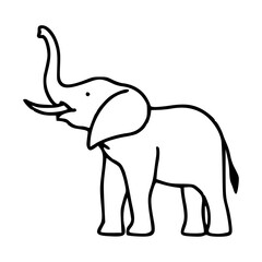 minimalist elephant art