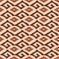 An abstract Ikat floral-inspired pattern with blooming wave motifs. Designed for lifestyle branding and creative stationery ,knitted wool texture.