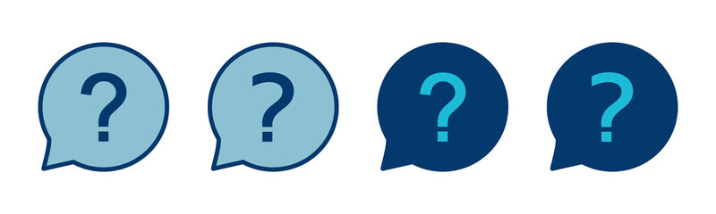 Question Icon vector isolated on white background. Question mark sign. help icon. Faq