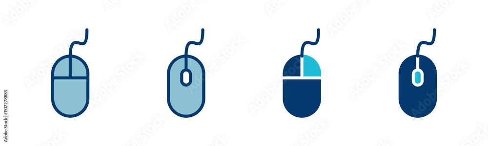 Aufkleber computer mouse icon vector isolated on white background. computer mouse vector icon