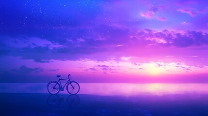Fototapeta premium Cycling for Health and Environment